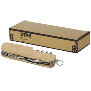Couteau de poche Richard en bois à 7 fonctions 8
