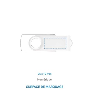 Clé USB Twister Blanc 2