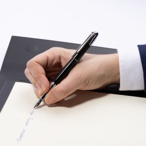 Stylo plume Classicals Chrome Black 6