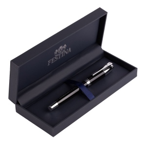 Stylo plume Classicals Chrome Black 9