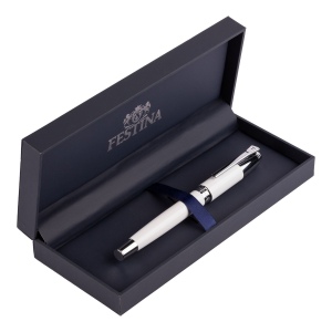 Stylo plume Classicals Chrome White 2