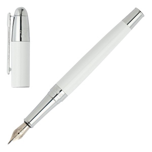 Stylo plume Classicals Chrome White 3