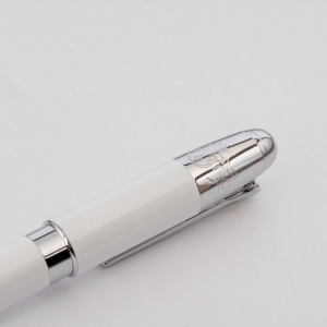 Stylo plume Classicals Chrome White 9