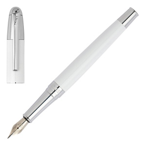 Stylo plume Classicals Chrome White