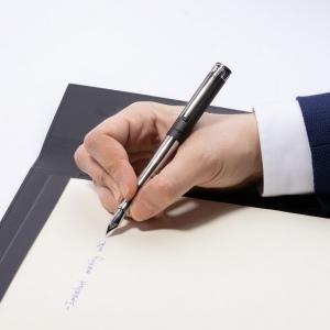Stylo plume Prestige Chrome Black 5