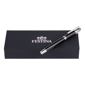 Stylo roller Classicals Chrome Black 8