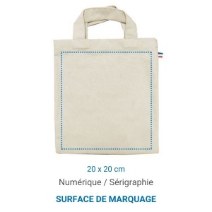 Petit sac coton LUCAS 250 BIO - France 4