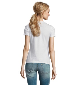 T-shirt Blanc Femme - 190gr 2