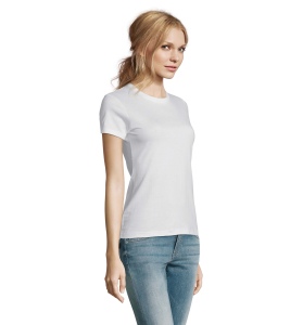 T-shirt Blanc Femme - 190gr 3
