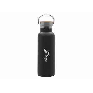 Bouteille isotherme 'Arima', noire, bouchon bambou, 500 ml 4