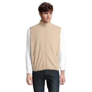 Veste micropolaire zippée sans manche unisexe - FACTOR BW
