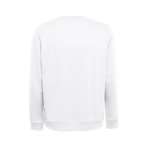 THC COLOMBO WH. Sweat-shirt (unisexe) en éponge italienne sans carte. Couleur blanche 4