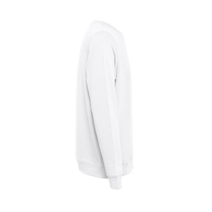 THC COLOMBO WH. Sweat-shirt (unisexe) en éponge italienne sans carte. Couleur blanche 5