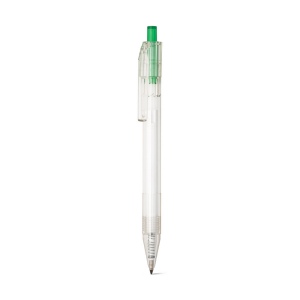 HARLAN. Stylo en rPET avec bouton coloré 16