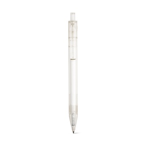 HARLAN. Stylo en rPET avec bouton coloré 17