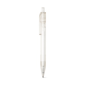 HARLAN. Stylo en rPET avec bouton coloré 18