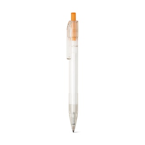 HARLAN. Stylo en rPET avec bouton coloré 20