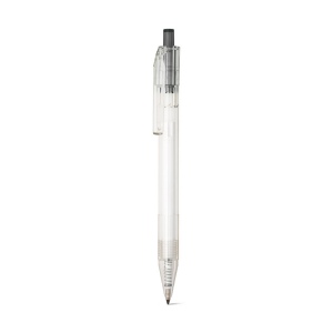 HARLAN. Stylo en rPET avec bouton coloré 9