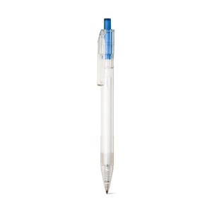 HARLAN. Stylo en rPET avec bouton coloré 12