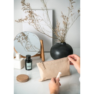 MILLIE. Pochette multifonctions en coton recyclé (70%) et polyester (30% rPET) (140 g/m²) (140 g/m²) 6