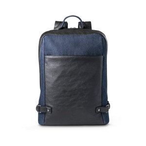 DIVERGENT BACKPACK I. Sac à dos pour ordinateur portable jusqu'à 15.6" en denim et PU 5