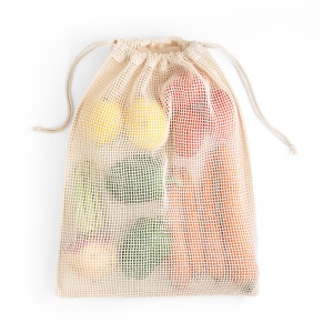 NAPOLI. Sac 100% coton (120g/m²) avec maille 100% coton sur le devant (100g/m²) 3