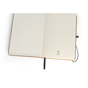 MATISSE. Bloc-notes A5 avec couverture rigide en cuir (70% recyclé) avec pages lignées 10