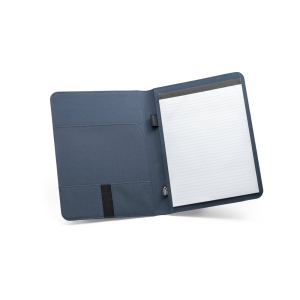 EMERGE FOLDER II. Porte documents A4 en 300D polyester recyclé (100% rPET) avec fermeture élastique 5
