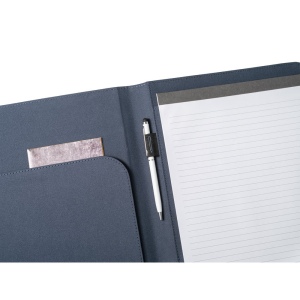 EMERGE FOLDER II. Porte documents A4 en 300D polyester recyclé (100% rPET) avec fermeture élastique 7
