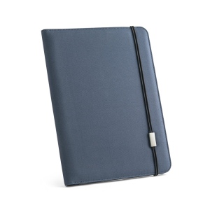 EMERGE FOLDER II. Porte documents A4 en 300D polyester recyclé (100% rPET) avec fermeture élastique 3