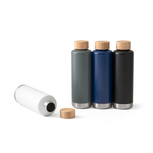 NORRE BOTTLE. Bouteille en acier inoxydable (36% recyclée) avec double paroi isolée sous vide 640 mL 8