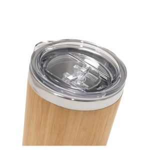 LYCKA. Tasse 350mL en bambou et acier inox 7
