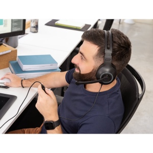 KILBY. Casque audio ajustable en ABS et PP avec microphone 4