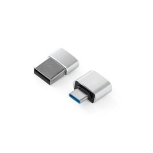 MINSKY. Jeu de 2 adaptateurs USB-A / USB-C en aluminium 2