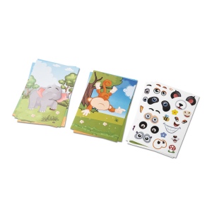 MADAGASCAR. Jeu d'autocollants avec six feuilles 3