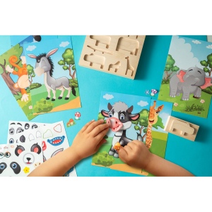 MADAGASCAR. Jeu d'autocollants avec six feuilles 4