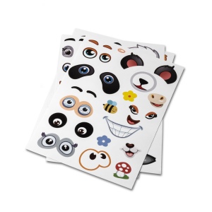 MADAGASCAR. Jeu d'autocollants avec six feuilles 7