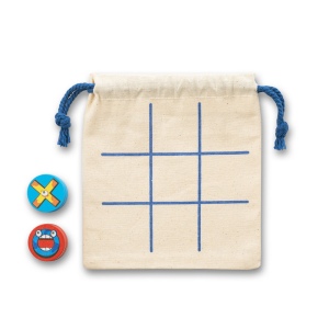 CROSSES. Jeu du morpion classique avec 10 pièces en contreplaqué 3