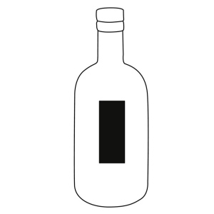Gourde en verre PEARLY 10