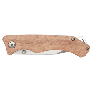 Couteau de poche en bois Dave avec clip de ceinture 3