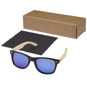 Lunettes de soleil polarisées miroir Taiy&amp;#333; en rPET/bambou dans coffret cadeau 7