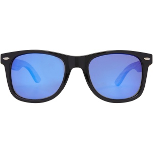 Lunettes de soleil polarisées miroir Hiru en rPET/bois dans coffret cadeau 3