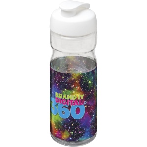 Bouteille de sport H2O Active® Base Tritan™ de 650 ml à couvercle à clapet 50