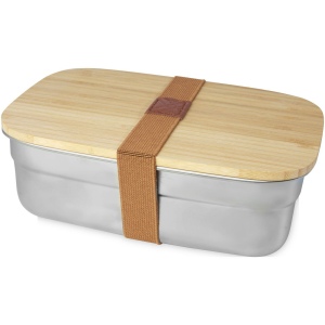 Boîte repas Tite en acier inoxydable avec couvercle en bambou 700 ml 2