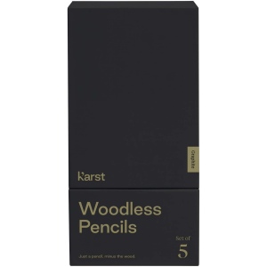 Ensemble de crayons graphite 5 pièces K’arst® 2B sans bois 3
