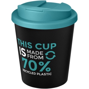 Gobelet recyclé Americano® Espresso Eco de 250 ml avec couvercle anti-déversement 38