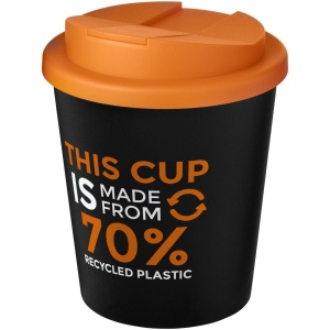Gobelet recyclé Americano® Espresso Eco de 250 ml avec couvercle anti-déversement 44