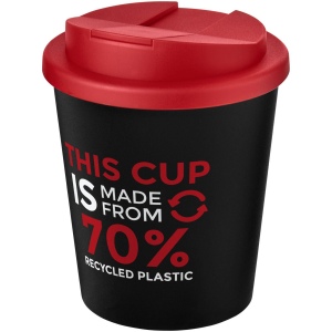 Gobelet recyclé Americano® Espresso Eco de 250 ml avec couvercle anti-déversement 45