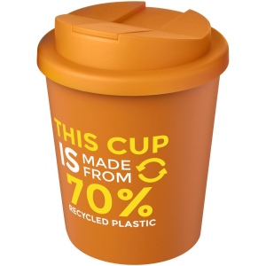 Gobelet recyclé Americano® Espresso Eco de 250 ml avec couvercle anti-déversement 50