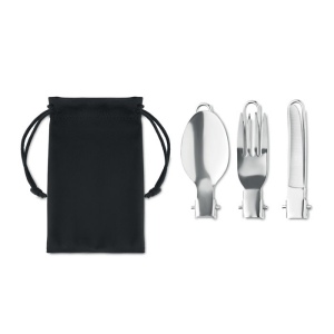 Set de 3 couverts de camping - STAPI SET 3